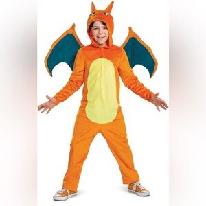 Pokemon Charizard Deluxe Costume Disguise for Kids – Size Small (4-6)